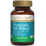 Herbs of Gold Probiotic 55 Billion 30 capsules High-strength, 11 strain probiotics