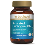 Herbs of Gold Activated Sublingual B12 75 TABS Active form of vitamin B12