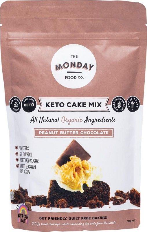 The Monday Food Co Keto Peanut Butter Chocolate Cake Mix