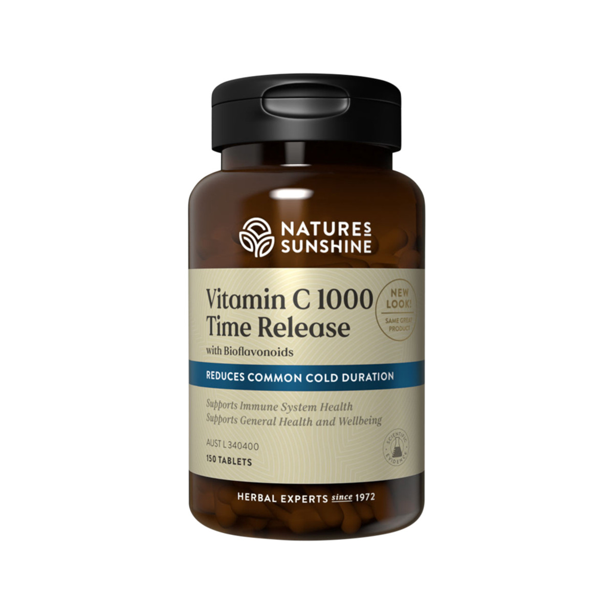 Nature’s Sunshine Vitamin C Timed Release (1000mg Vitamin C Plus Bioflavonoids) 150t