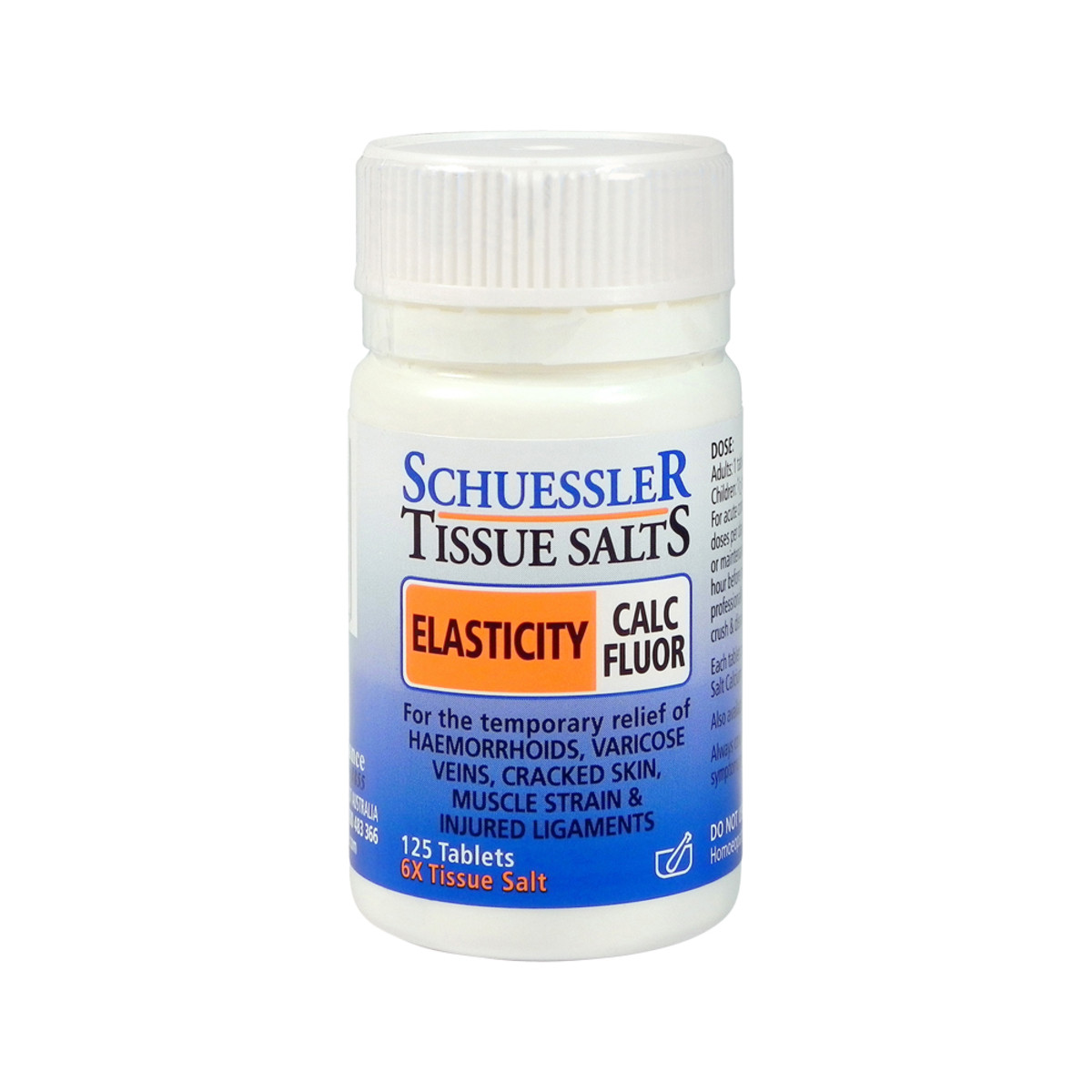 Schuessler Tissue Salts Calc Fluor (Skin Elasticity) 125t