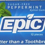 Epic Xylitol Chewing Gum Peppermint 12 pieces