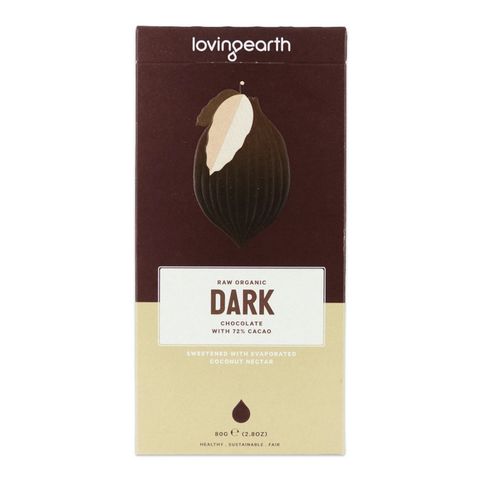 Loving Earth Dark Chocolate Bar 80g